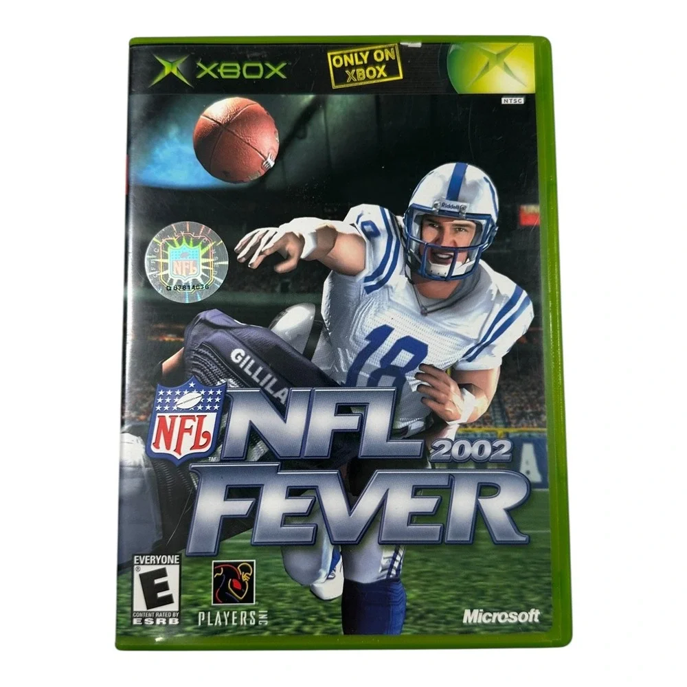 NFL Fever 2002 Xbox Game Football Microsoft Sports Only on‎ Xbox